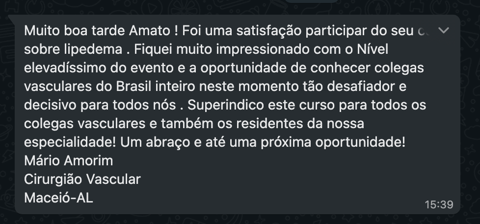 Depoimento Dr. Mário Amorim